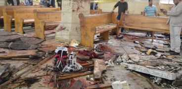 موقع تفجير كنيسة طنطا