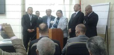 جانب من مؤتمر حزب المؤتمر للاعلان عن دعم الرئيس عبدالفتاح السيسي