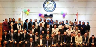 الاتحاد المصري لطلاب الصيدلة يحتفل بالعام 21 على تأسيسه في بني سويف