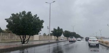 سقوط أمطار على القاهرة والجيزة