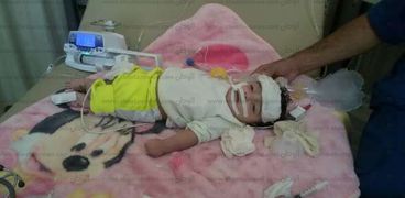 مالك عبدالله الرضيع الذى توفى نتيجة الاهمال بمستشفى الضبعه