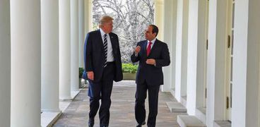 لقاء الرئيس عبد الفتاح السيسي والرئيس دونالد ترامب