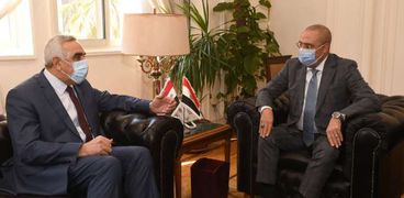 جانب من لقاء الجزار والسفير العراقي