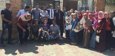 زيارة طلاب جامعة بنها