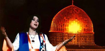 مشهد من العرض المسرحي "لن تسقط القدس"
