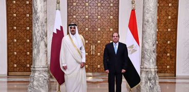 عاجل .. الرئيس السيسي يستقبل أمير دولة قطر في قصر الاتحادية