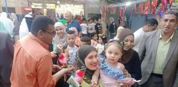 احتفال المواطنين بعيد الفطر في سوهاج