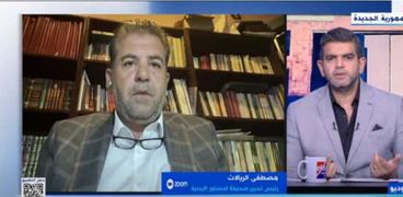 الكاتب الصحفي مصطفى الريالات رئيس تحرير صحيفة الدستور الأردنية