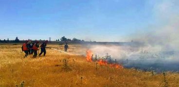 سوريا: إخماد 16 حريقاً في حقول زراعية ومساحات خضراء بحمص