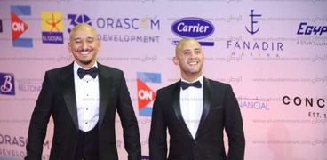 خالد منصور وشادي ألفونس في مهرجان الجونة السينمائي 2019