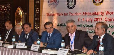 بالمؤتمر الدولي حول " العمل اللائق" لعمال السياحة و الفنادق"