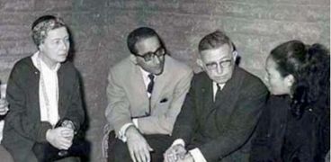 لقاء الأدباء المصريين مع سارتر