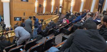 توافد المشاركين في اجتماع رؤساء المحاكم العليا الإفريقية على مقر الدستورية المصرية