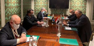لقاء سامح شكري وزير الخارجية مع نظيره البرازيلي