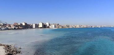 شاطىء الباسنت بمدينة مرسي مطروح