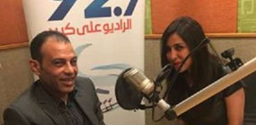 إنجى أنور والمخرج أحمد طه