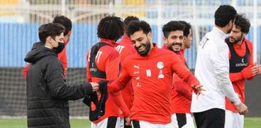 استعدادات منتخب مصر لمباراته أمام السنغال