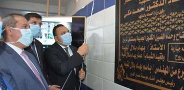 هيثم الشيخ يفتتح وحدة الغسيل الكلوي بمستشفى شربين