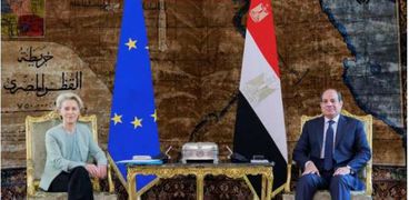 الرئيس عبدالفتاح السيسي ورئيس المفوضية الأوروبية