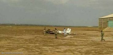 سقوط طائرة سودانية