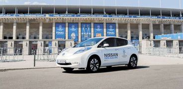 «نيسان» تخصص سيارات كهربائية لنقل ضيوف دورى «أوروبا»
