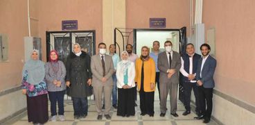 تجربة نظام الاختبارات الإلكترونية لبنك المعرفة المصري بجامعة حلوان