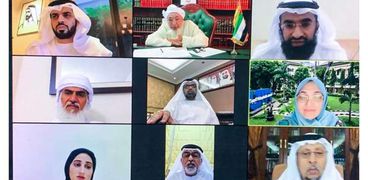 اجتماع مجلس الإمارات للإفتاء الشرعي عبر الاتصال المرئي
