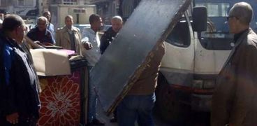 حملة مكبرة لإزالة الإشغالات بحي شرق في الإسكندرية