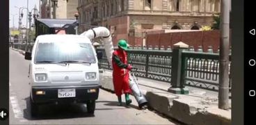 منظومة النظافة بشوارع القاهرة