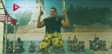 بالفيديو| المقاتل البطل أحمد عبداللطيف يستعد لبطولة عالمية بتدريبات شاقة