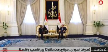 لقاء الرئيس السيسي والفريق أول عبد الفتاح البرهان