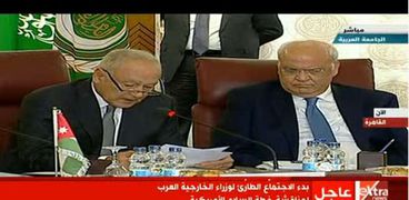 لقطة من اجتماع وزراء خارجية العرب