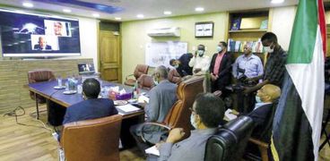 الجانب السوداني خلال مشاركته في جلسات التفاوض حول سد النهضة