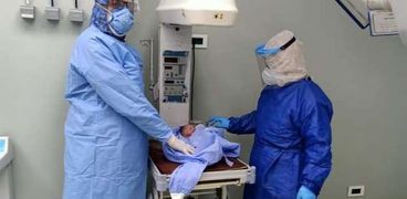 ولادة قيصرية لمصابة بكورونا في مستشفي الباجور