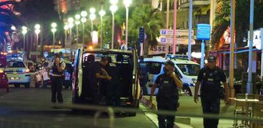 الشرطة الفرنسية في مدينة نيس