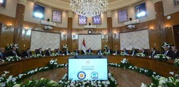 اجتماع المجلس الأعلى للجامعات مع الرئيس السيسي
