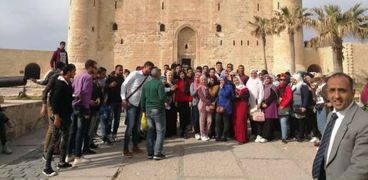 قلعة قايتباي تستقبل ٢٠٠ من أسر شهداء شمال سيناء ومهاجري النوبة