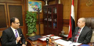 محافظ كفر الشيخ يستقبل رئيس فرع هيئة التأمين الصحى الجديد