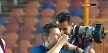 رضا عبد العال قبل إنطلاق مواجهة الزمالك