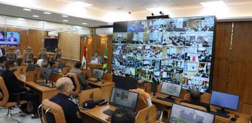 افتتاح مركز سيطرة الشبكة الوطنية للطوارئ بالمنيا