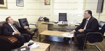السفير العراقى مع محمود مسلم