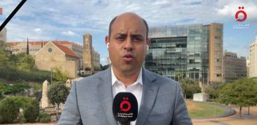 أحمد سنجاب مراسل قناة «القاهرة الإخبارية»
