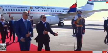 الرئيس السيسي يستقبل ضيوف مصر في مطار العلمين
