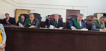 محكمة جنايات الفيوم برئاسة المستشار أسامة عبد المنعم