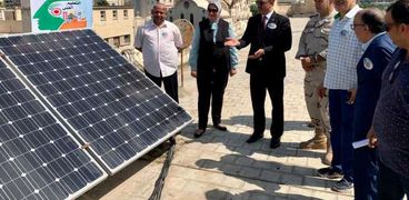 مشروع الطاقة الشمسية في مدرسة بالإسكندرية