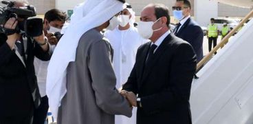 جانب من زيارة الرئيس عبدالفتاح السيسي للإمارات