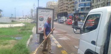حملة لنظافة وتجميل حي وسط بالإسكندرية