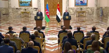 الرئيس السيسي ورئيس أذربيجان