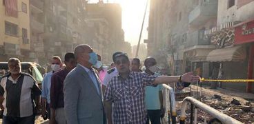 نائب محافظ القاهرة يتابع  أعمال توسعة محور مسطرد