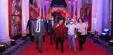 الدكتورة إيناس عبدالدايم وزيرة الثقافة في مسرح سيد درويش